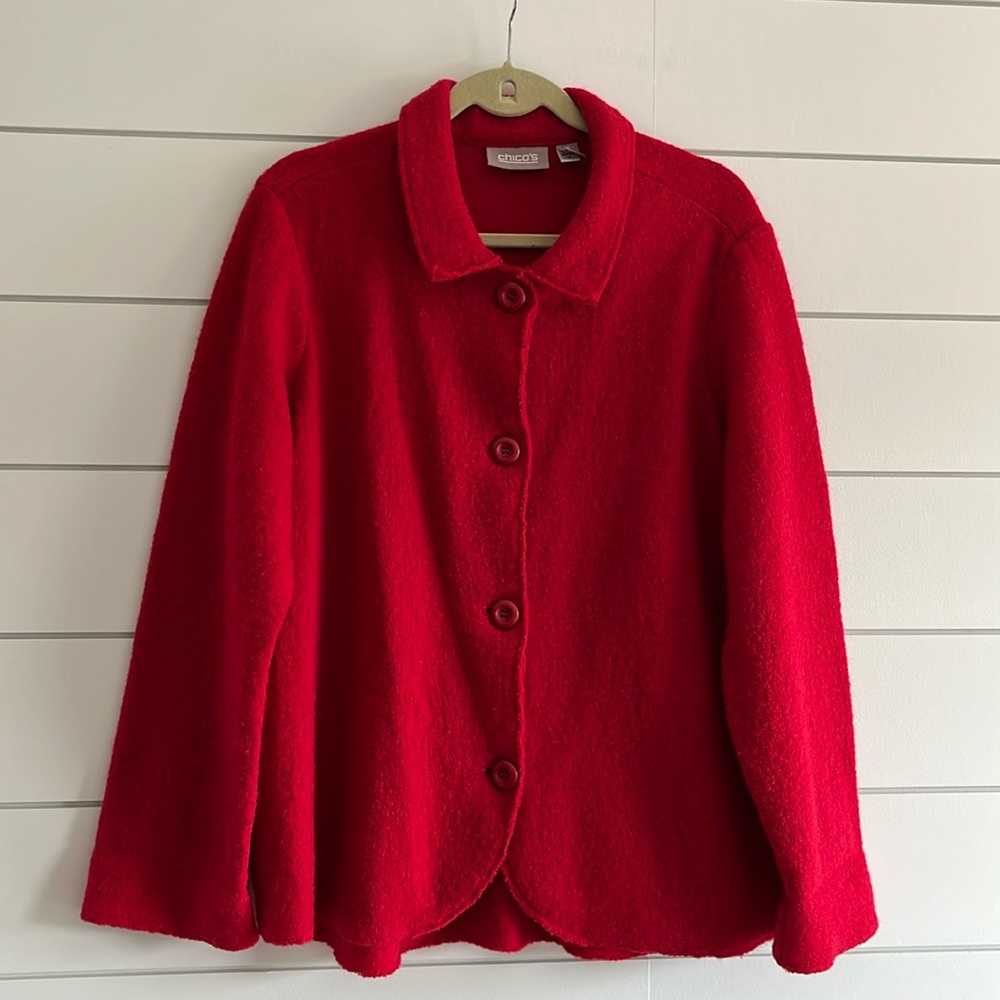 Chico’s % Wool Jacket - image 1